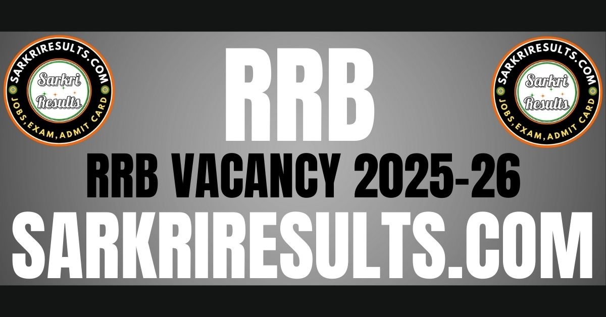 rrb vacancy 2025